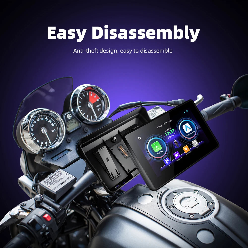 Ekiy bezprzewodowa nawigacja carplay android auto dla motocykli bmw gs & xr