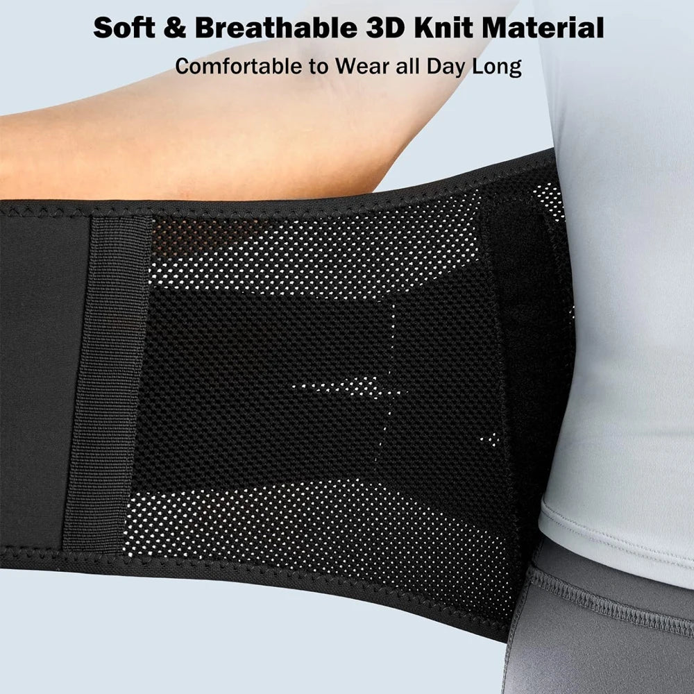 Lower Back Brace for Sciatica & Scoliosis Relief - Lumbar Support