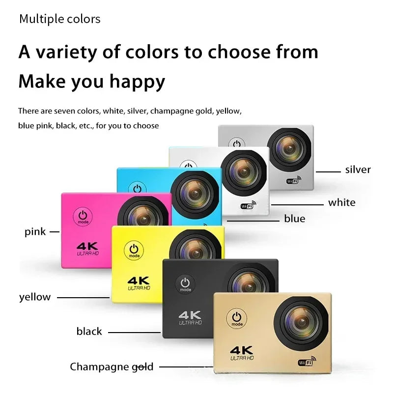 Kamera akcji 4k ultra hd | do vlogowania i sportu