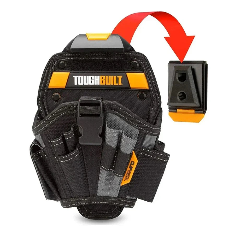 Kabura na wiertarkę toughbuilt tb-ct-20-l – duża, wytrzymała kieszeń na pas narzędziowy