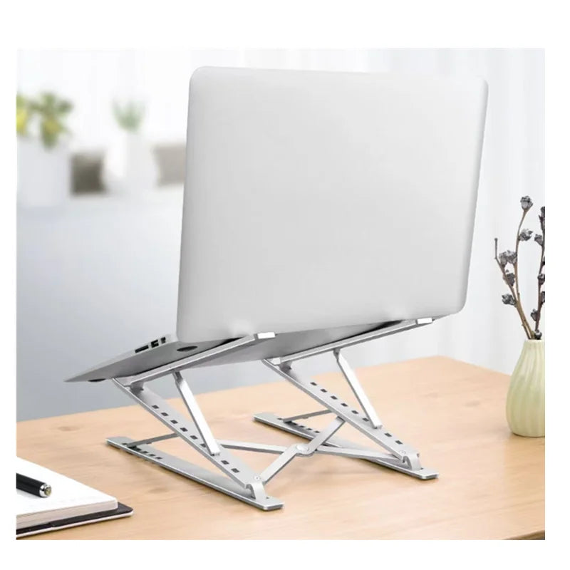 Ergonomiczny stojak na laptopa – regulowany i przenośny podwyższacz biurkowy do biura
