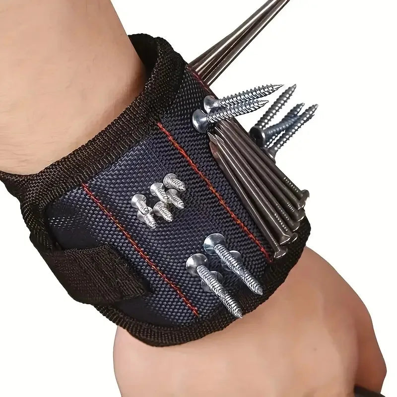 Magnetic Wristband Tool Holder - DIY Screws Nails Bits