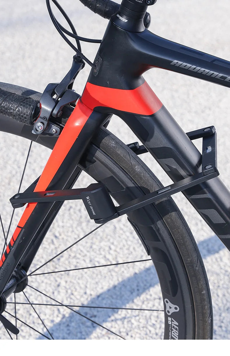 WEST BIKING Foldable Bike & Motorcycle Lock - Key & Password Security