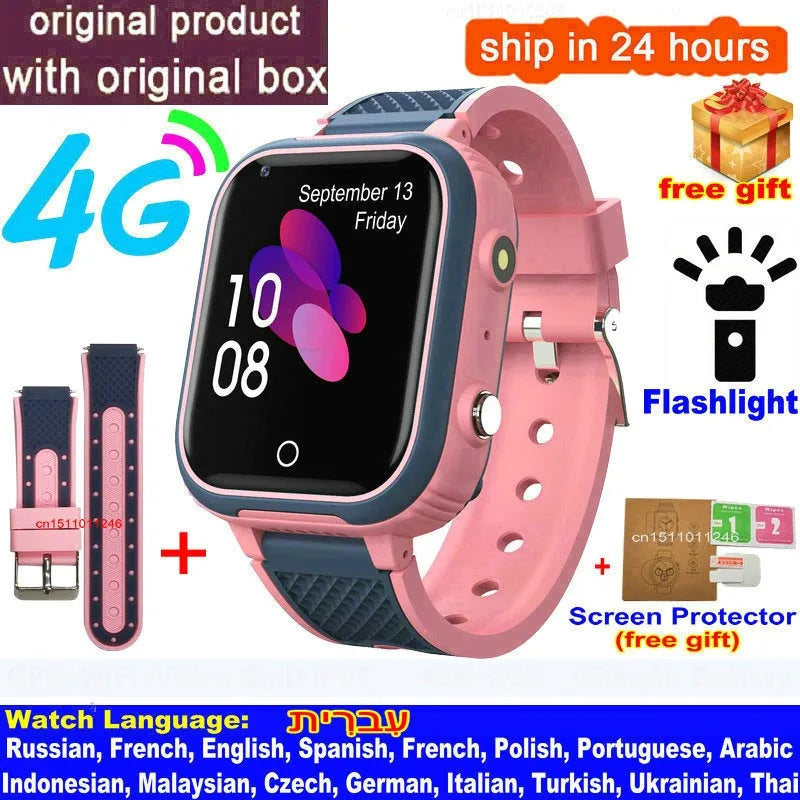 Lt21 smartwatch dla dzieci 4g – gps, rozmowy wideo, sos, wodoodporność ip67
