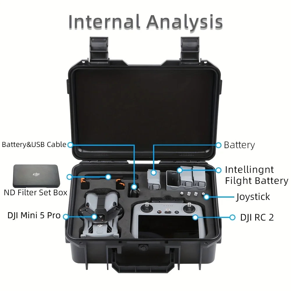 Etui do przechowywania drona dji 5 pro | odporne na wybuchy