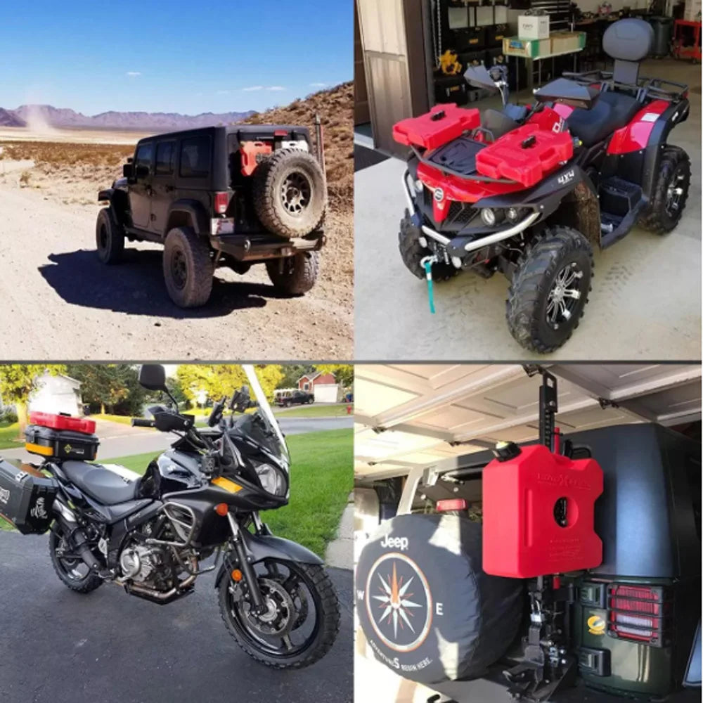 Kanister paliwa motocyklowego 3/5l z blokadą dziecięcą antystatyczny