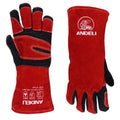 Rękawice spawalnicze andeli 14 cali – żaroodporne do tig/mig/grill z długim rękawem