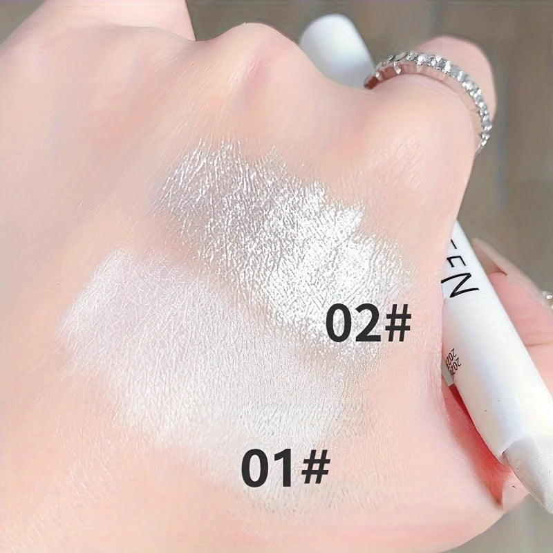 Shimmering Highlight Stick & Eyeshadow Pencil - Dazzling Glitter White