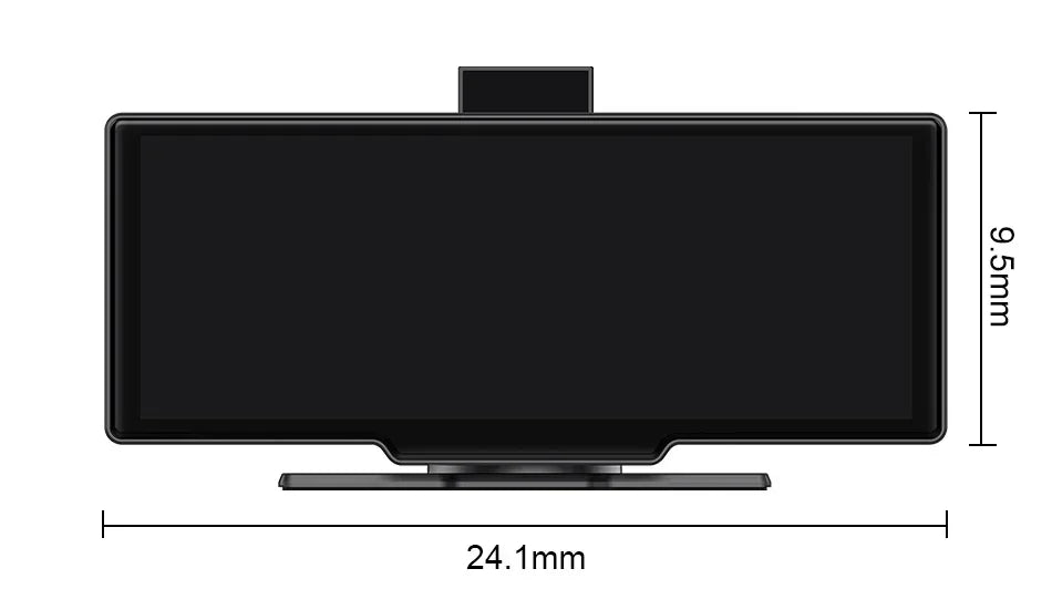 Kamera samochodowa srnubi 10.26" 4k z apple carplay, android auto i gps