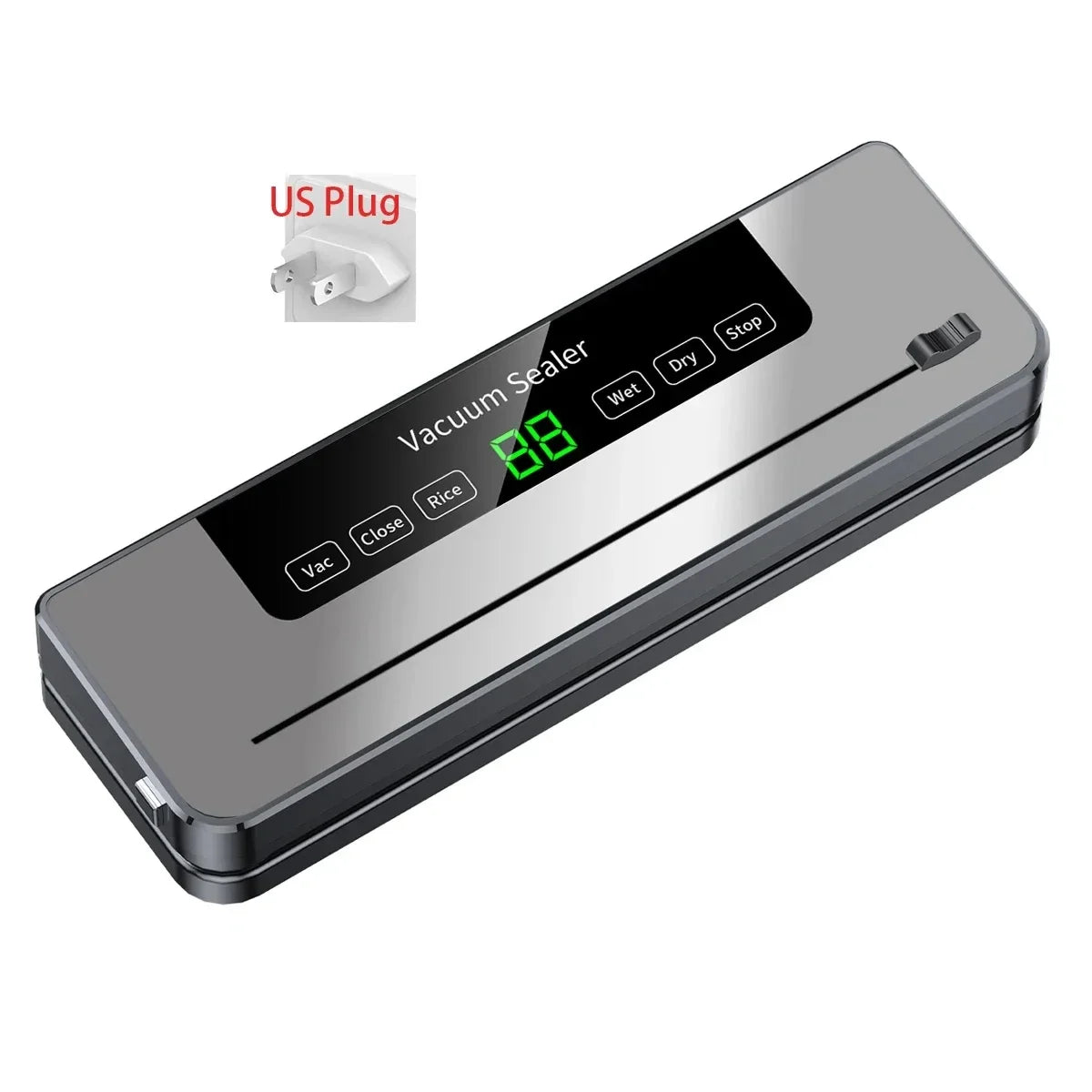 CENRR Electric Vacuum Sealer - Food Preservation System with Built-in Cutter