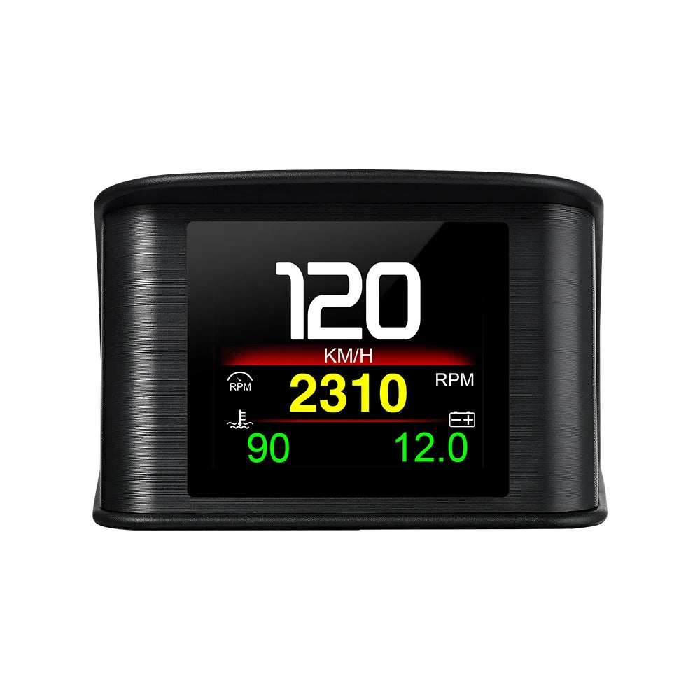 P10 pro wyświetlacz hud obd2 - inteligentny licznik cyfrowy prędkościomierz