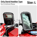 Uchwyt na telefon z ładowarką bezprzewodową do motocykla - szybkie ładowanie qc 3.0