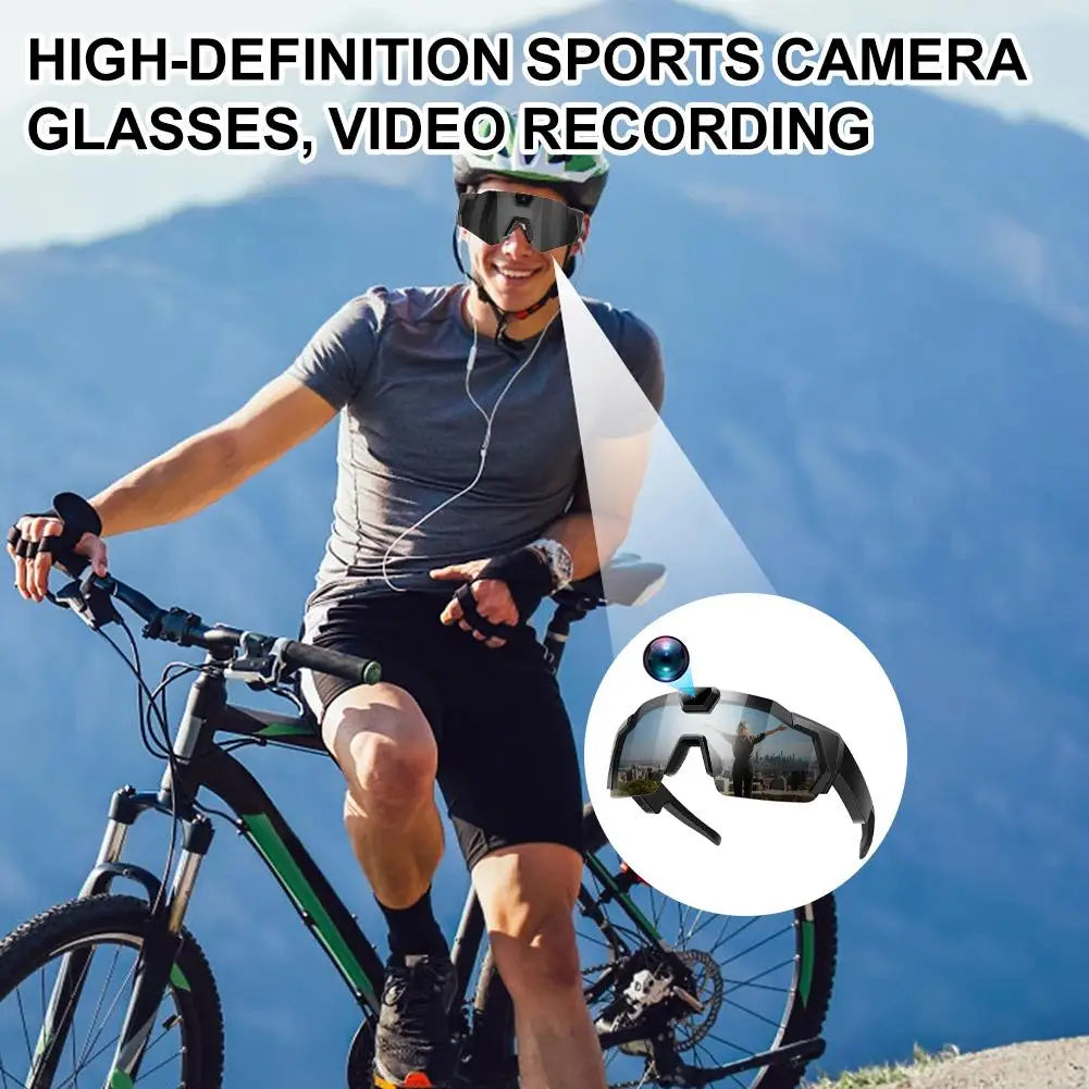 Okulary wideo dixsg hd – okulary przeciwsłoneczne z kamerą akcji dla sportowców