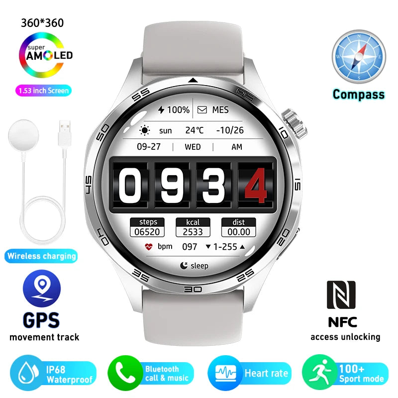 Vabena Smart Watch 5 Pro | GPS, NFC, AMOLED, Bluetooth Call