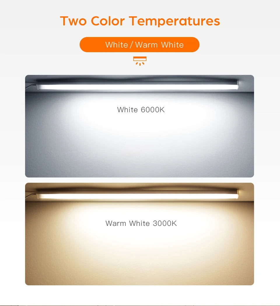 Smart LED Under Cabinet Lighting | Hand Scan Motion Sensor & Dimmer