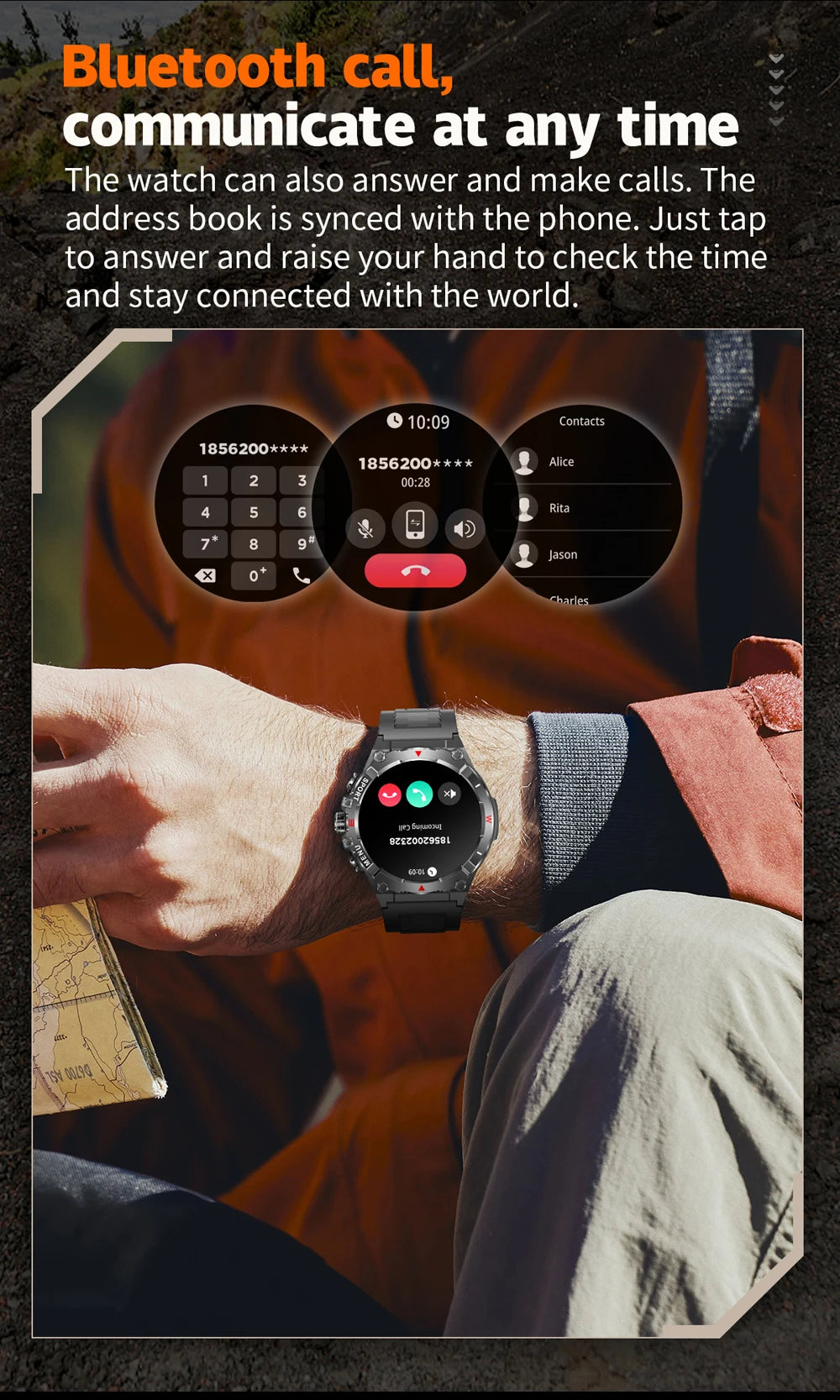 Colmi v76 smartwatch gps | ultra amoled i rozmowy bluetooth