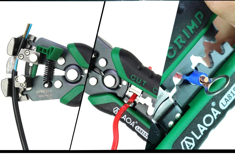 LAOA Automatic Wire Stripper Crimper Pliers - Electrician Tool