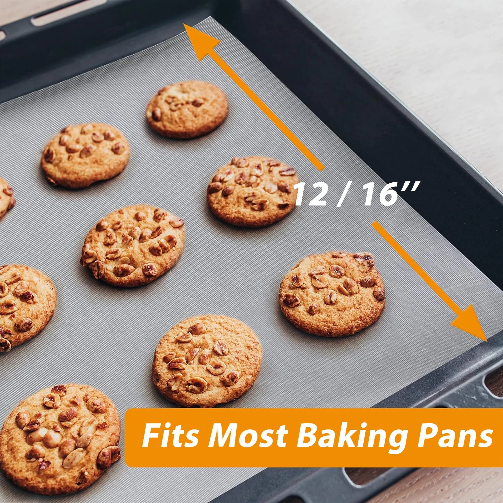 Silicone Baking Mat Roll - Large, Reusable, Non-Stick Oven Liner for Perfect Baking