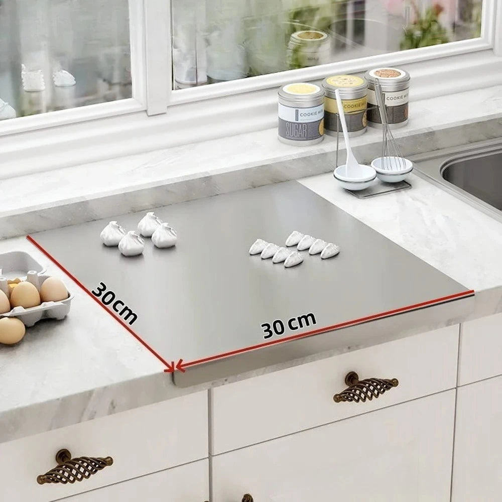 Food Grade Stainless Steel Chopping Board 304 - Non-Slip Kitchen Cutting Board