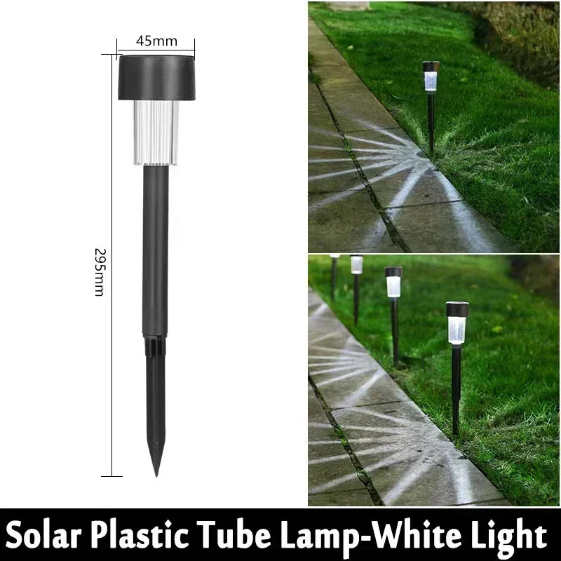 Vabena solarne lampy ogrodowe zewnętrzne - wodoodporne led na ścieżki i patio (10/20/30 szt.)