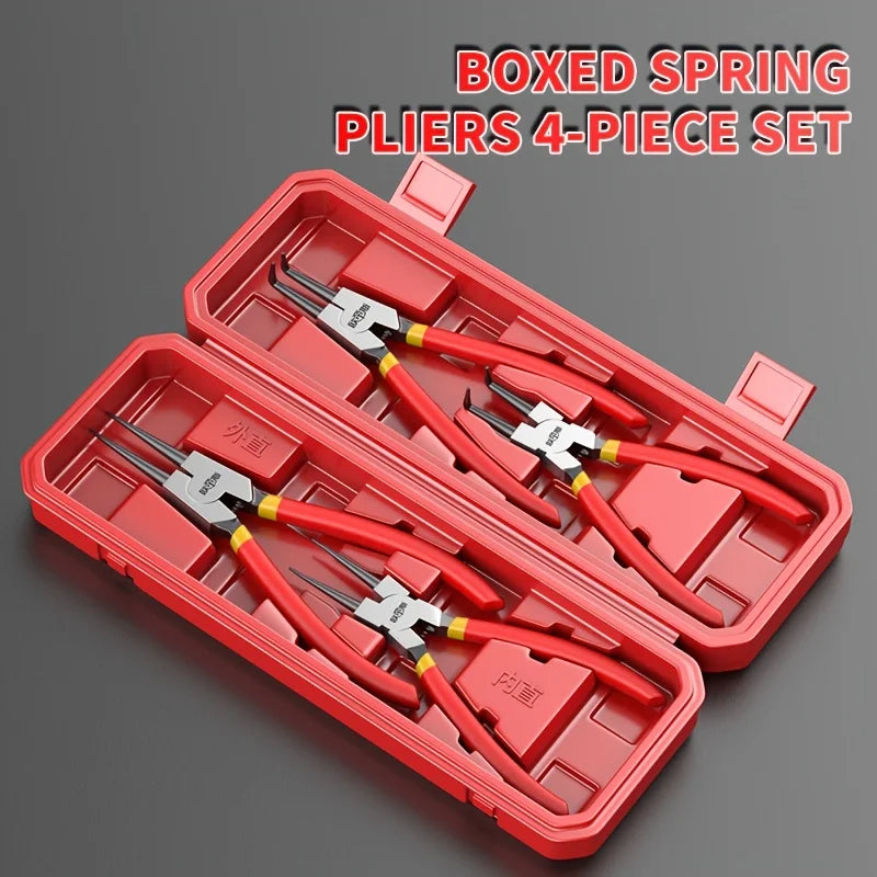 Oudisi Multi-function Retaining Ring Pliers Set - Universal Circlip Tool
