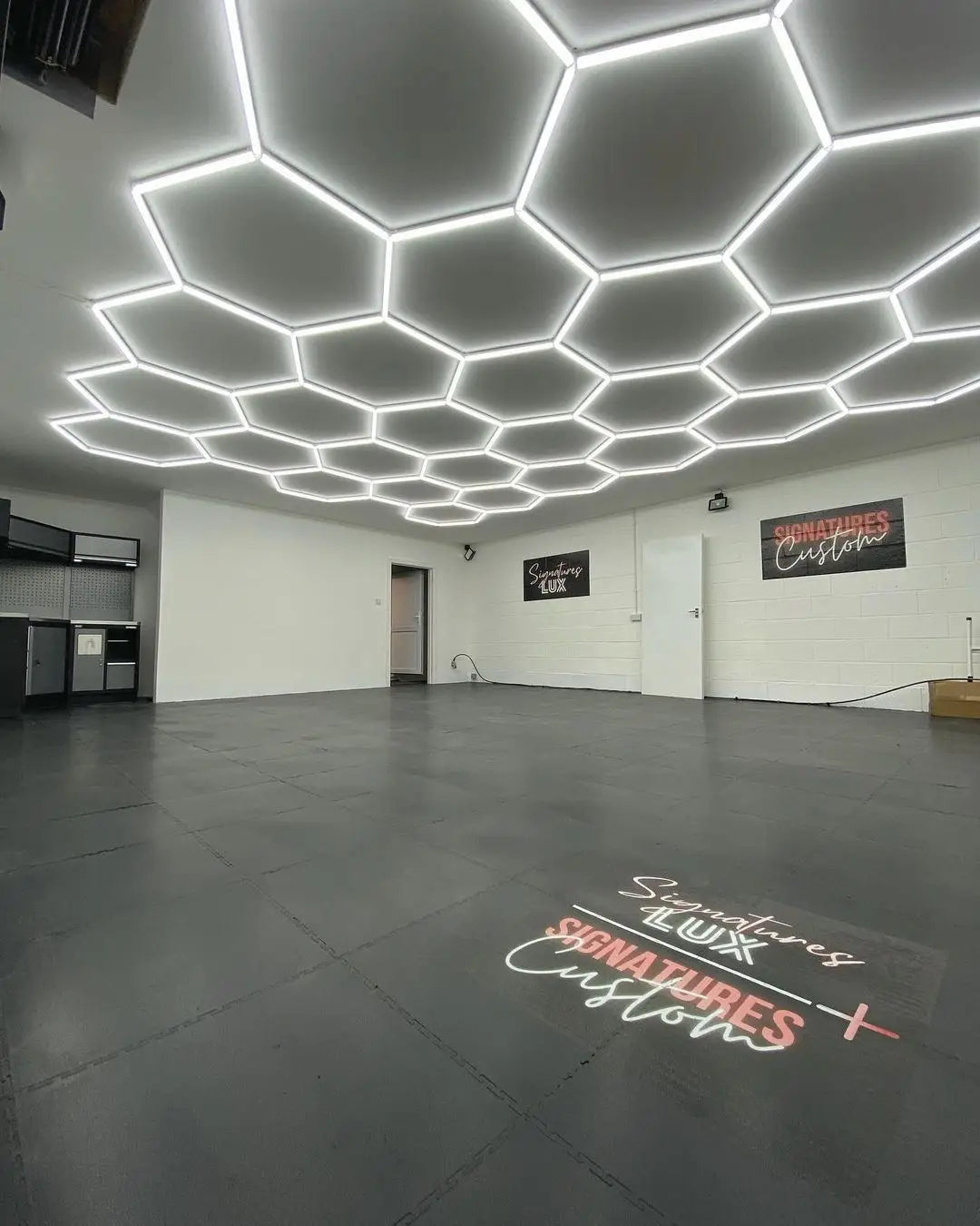 Sześciokątne lampy led do garażu 50000h 6500k ultra jasne