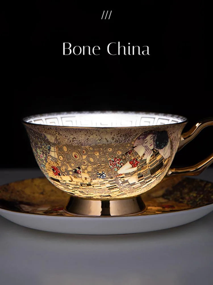 Vabena Luxury European Bone China Coffee & Tea Set - Elegant Tableware