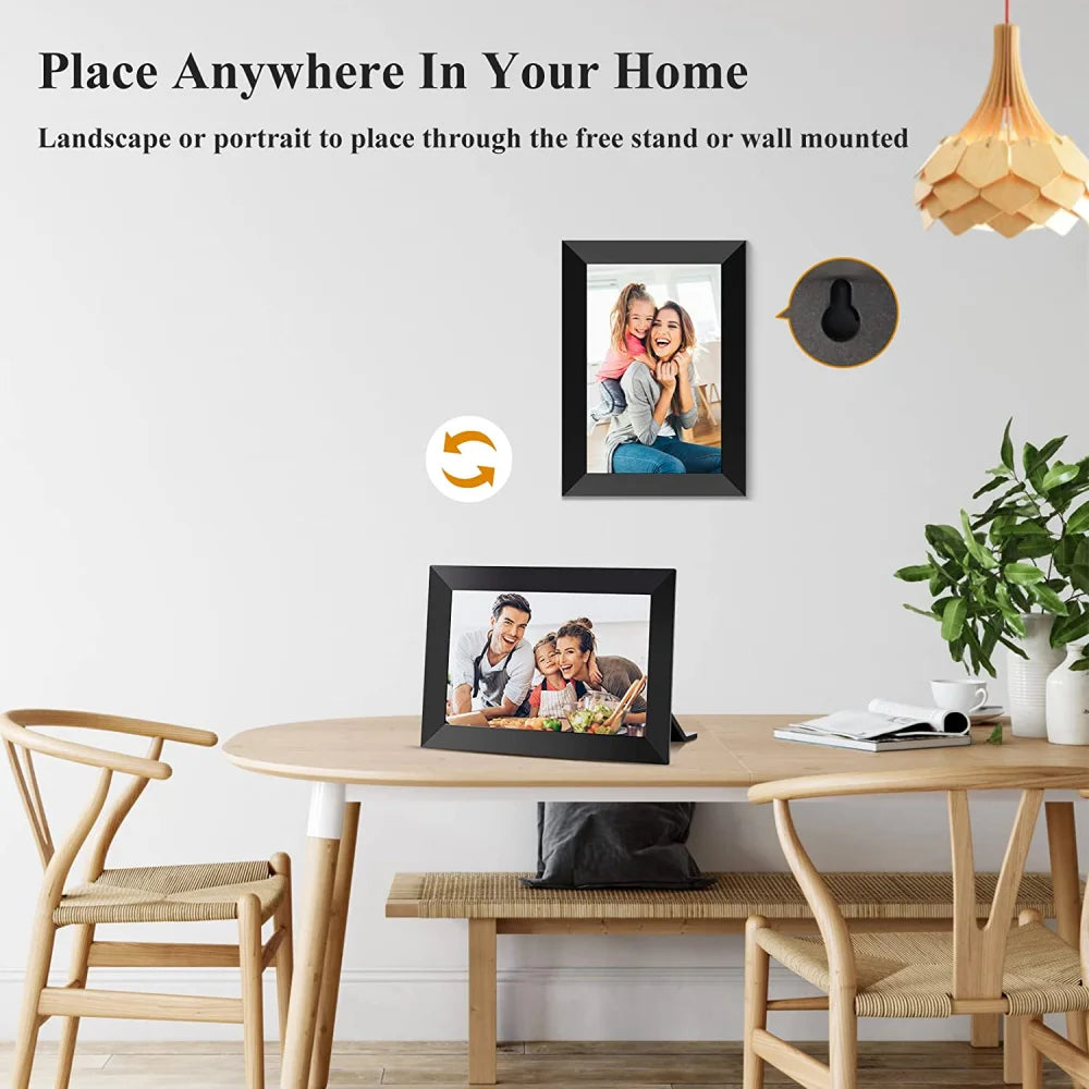 Frameo 10.1" Smart WiFi Digital Photo Frame | Touch IPS HD Display