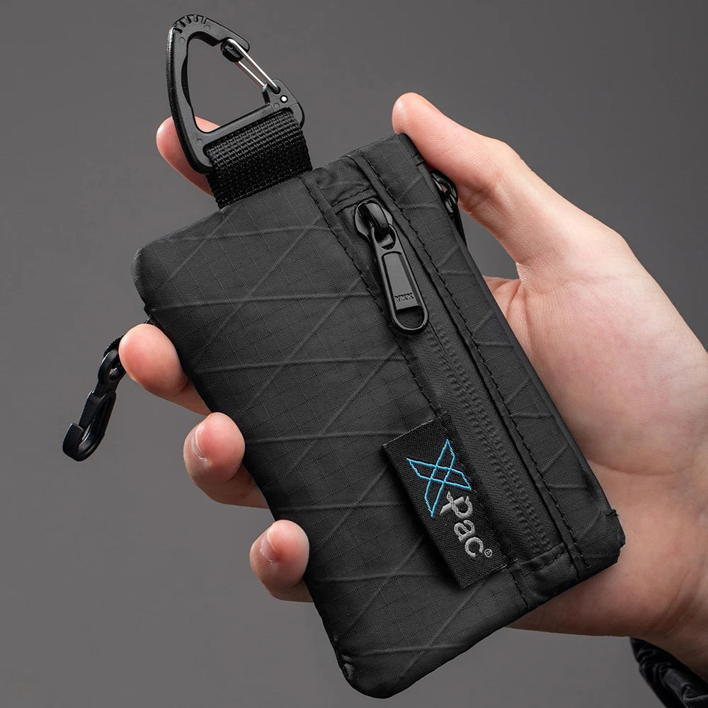 Etui organizer x-pac edc z pięcioma kieszeniami, portfel na karty i monety z zamkiem ykk