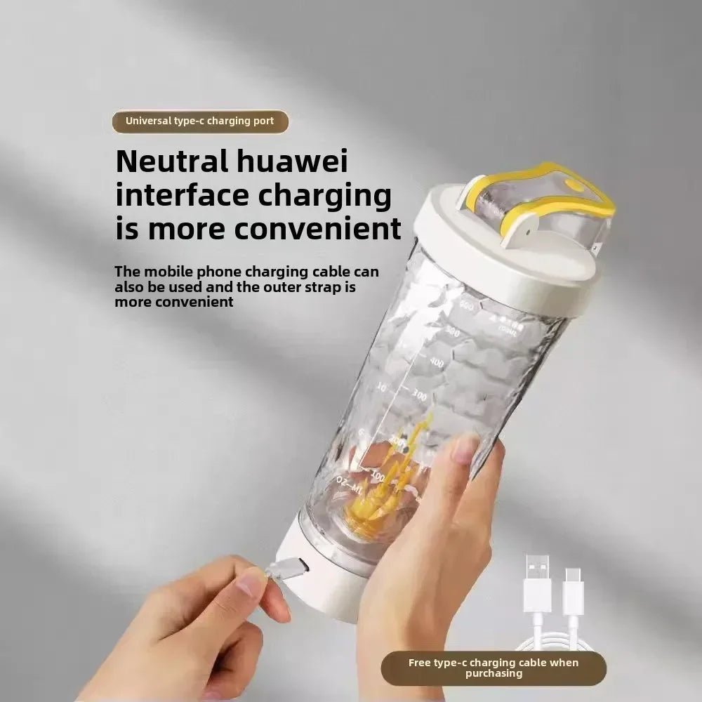 Elektryczny shaker proteinowy 650ml - automatyczny kubek do gładkich napojów