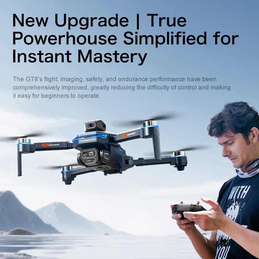 Lenovo GT8 Drone | Pro 8K Dual Camera GPS FPV Quadcopter