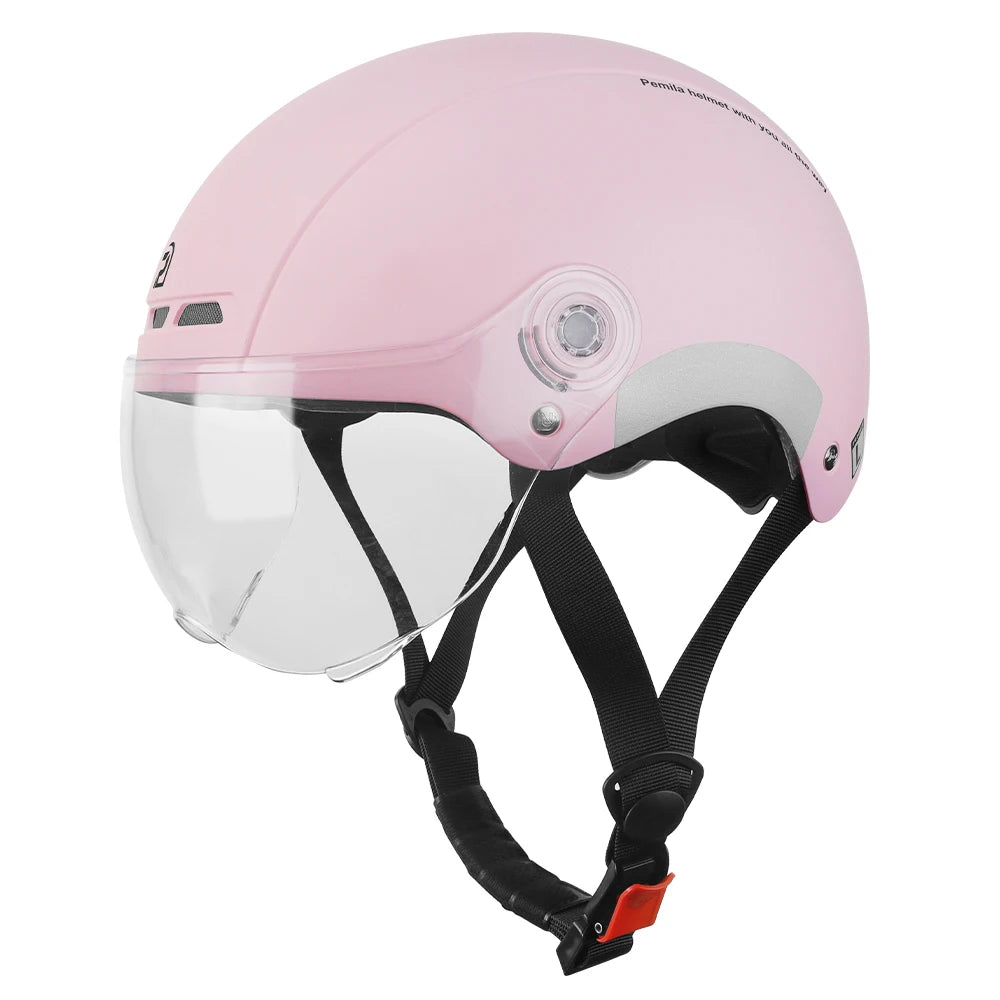 Kask rowerowy pemila z goglami, ochroną uszu i odblaskami - dla dorosłych mtb szosa e-bike