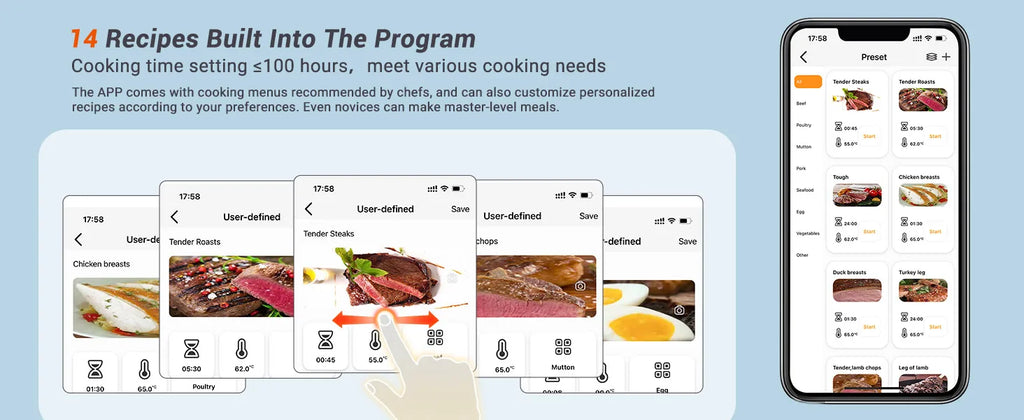 INKBIRD ISV-300W WiFi Sous Vide Machine - Precision Cooking