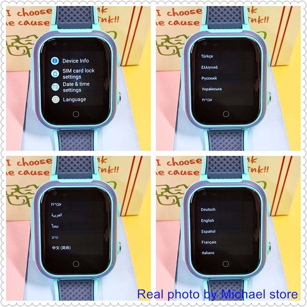 Lt21 smartwatch dla dzieci 4g – gps, rozmowy wideo, sos, wodoodporność ip67