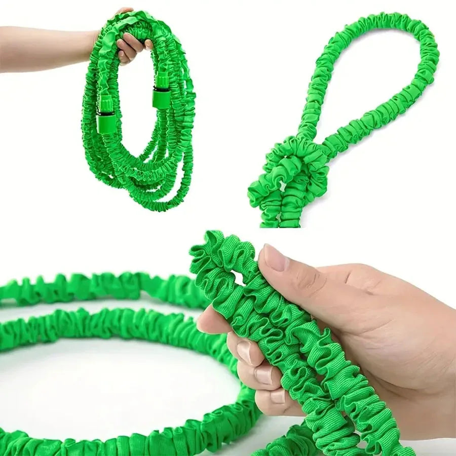 Vabena Expandable Garden Hose 25-200FT - Lightweight, Durable & Kink-Free with 7-Way Spray Nozzle