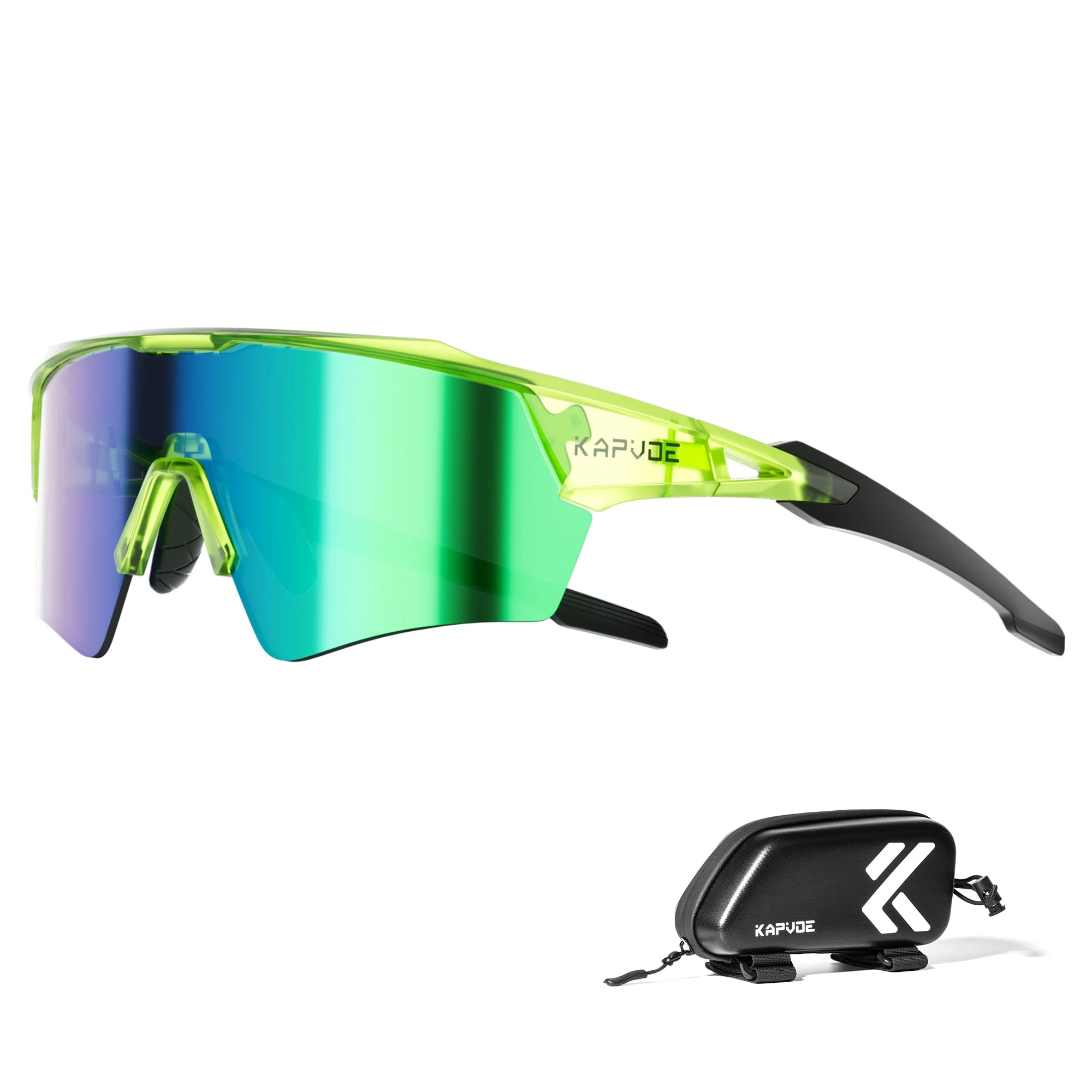 Okulary rowerowe kapvoe fotochromowe mtb uv400 do biegów i sportów na świeżym powietrzu