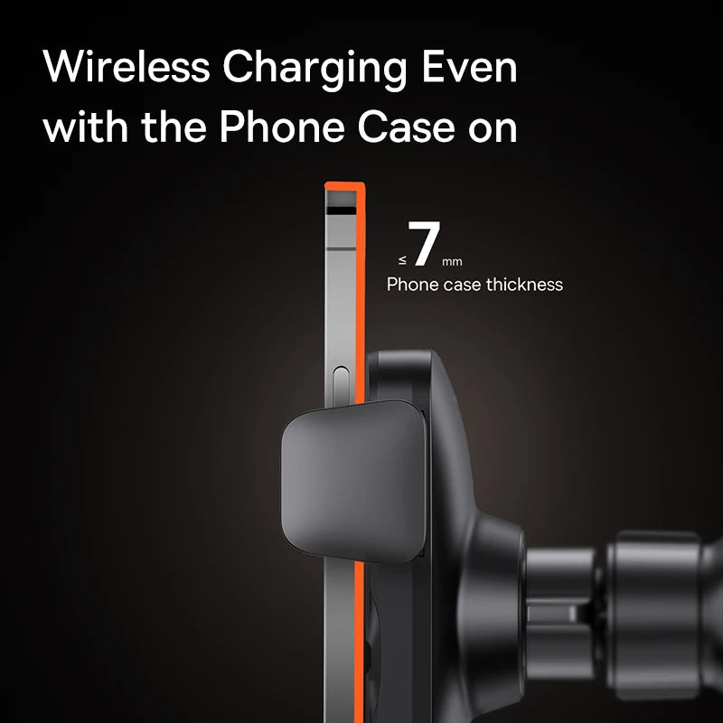 Baseus Infrared 15W QI Wireless Car Charger Phone Holder