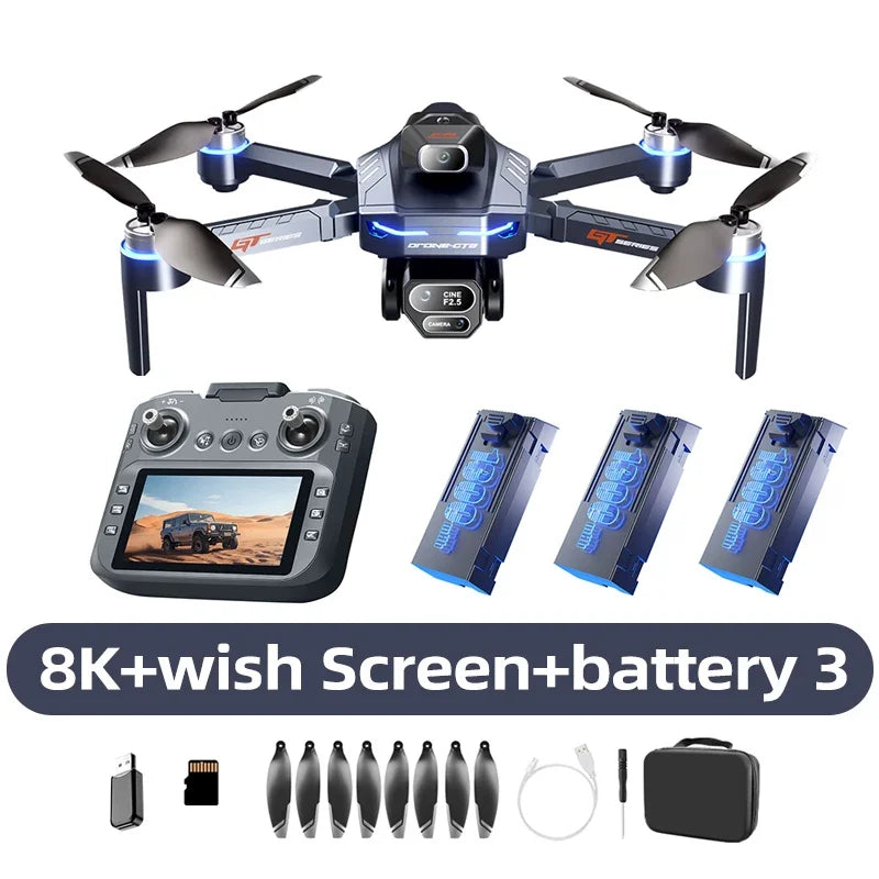 Lenovo GT8 Drone | Pro 8K Dual Camera GPS FPV Quadcopter
