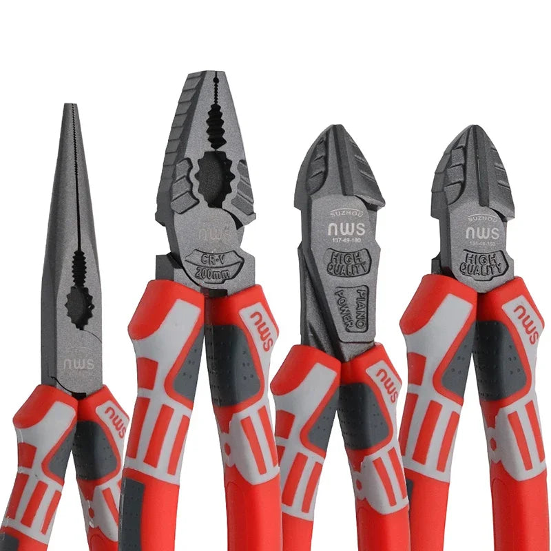 Szczypce do cięcia drutu cr-v – ostre narzędzia ręczne 6-8 calowe dla majsterkowiczów i profesjonalistów