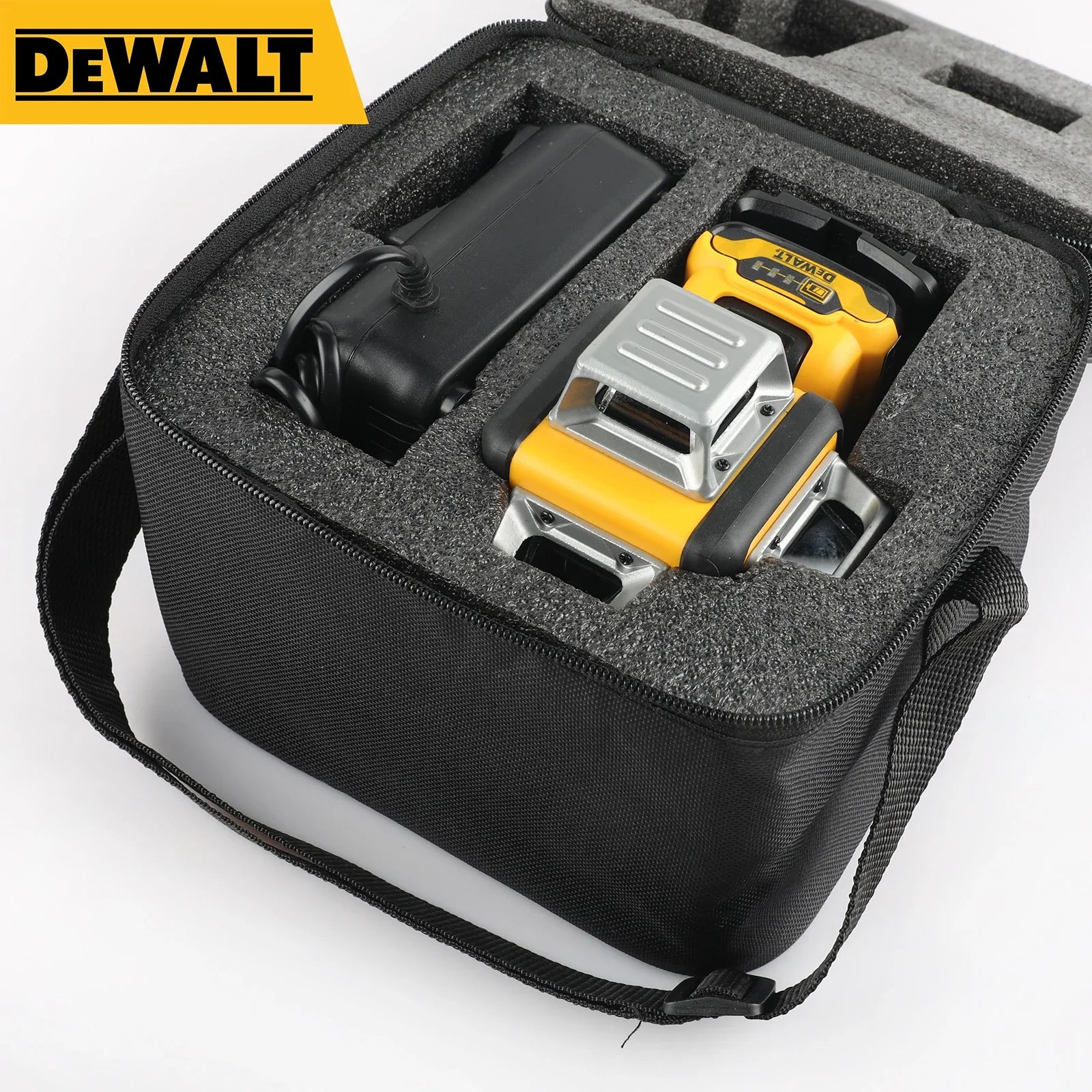 DEWALT DW089LG Green Beam Self-Leveling 3-Line Laser Level
