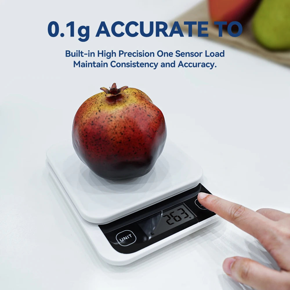 Smart Kitchen Nutrition Scale - 5kg Digital Food Scale with Calorie Calculator APP