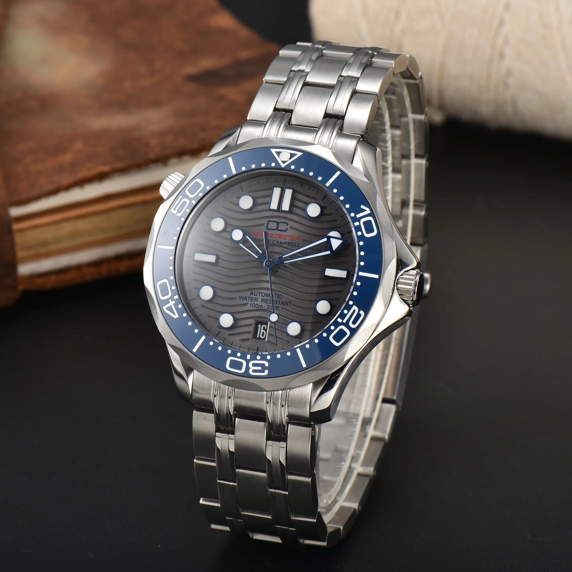 Vabena męski zegarek automatyczny 42mm nh35 | szkło szafirowe