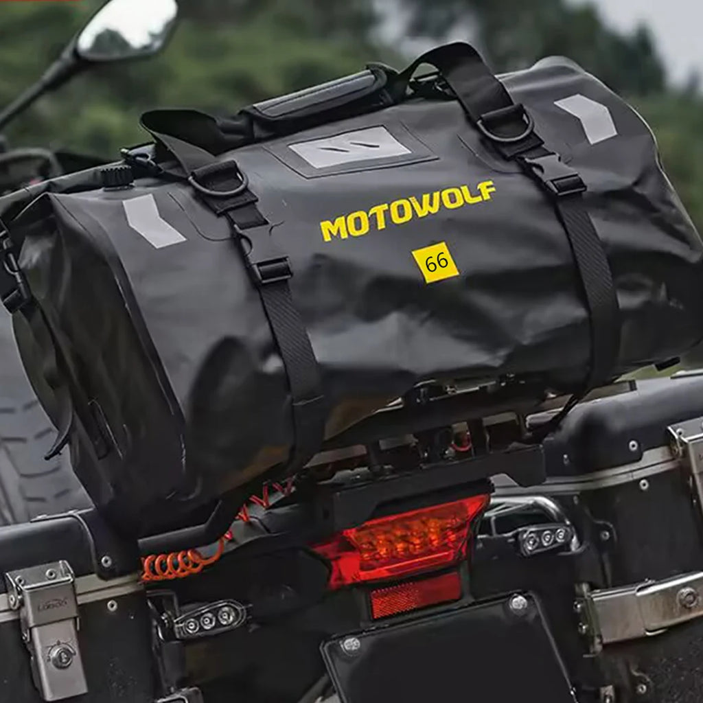 Wodoodporna torba motocyklowa na bagaż | suchy plecak rolowany | 20l, 40l, 66l