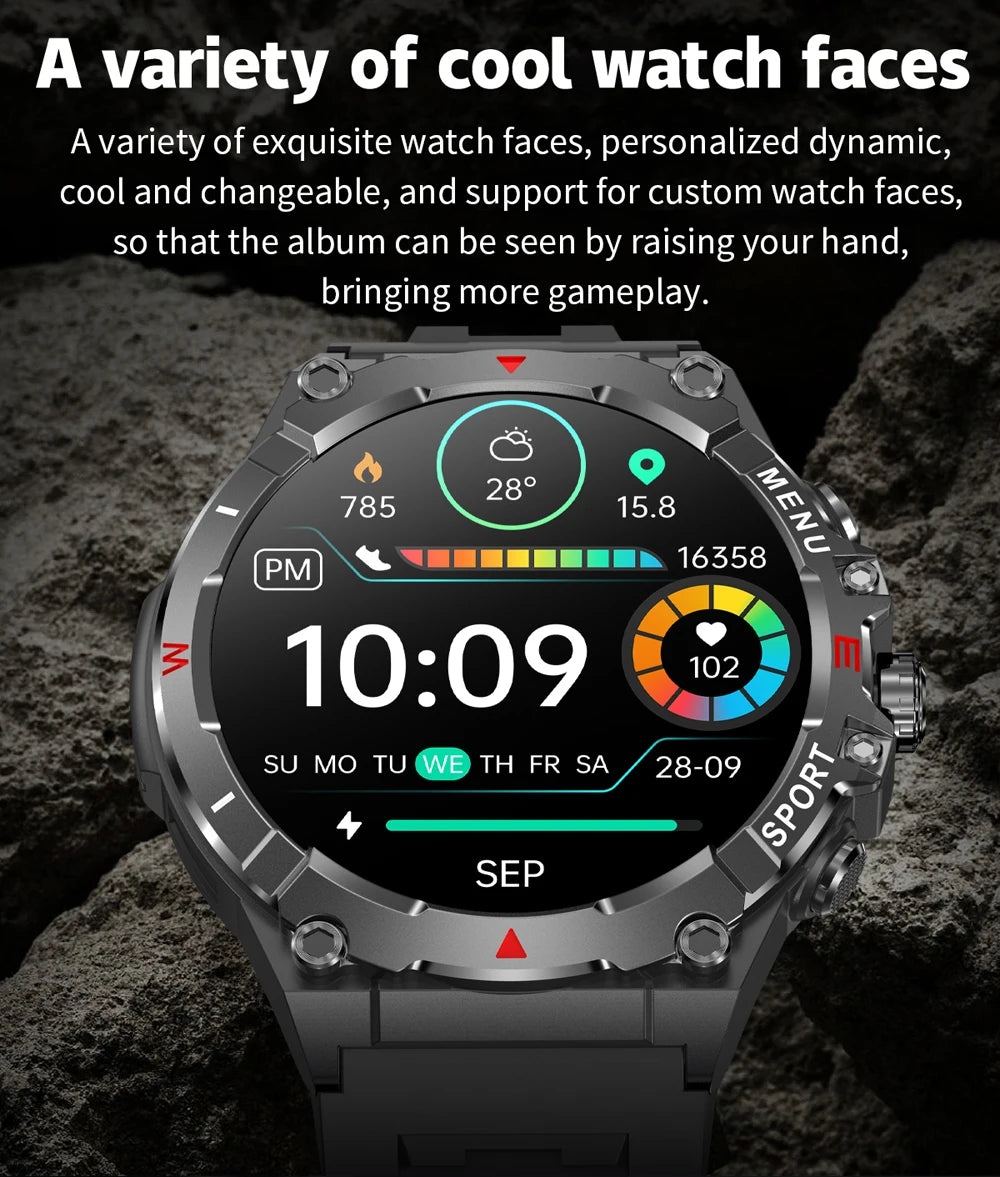Colmi v76 smartwatch gps | ultra amoled i rozmowy bluetooth
