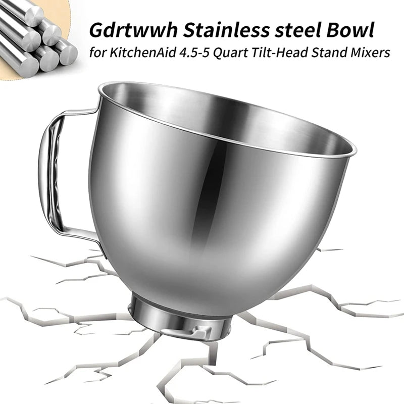Akcesoria do mikserów kitchenaid 5 qt z misy odchylanej, ze stali nierdzewnej 304