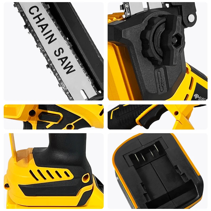 8-calowa 1380w bezszczotkowa elektryczna pilarka łańcuchowa – profesjonalna pilarka ogrodowa do baterii dewalt 20v
