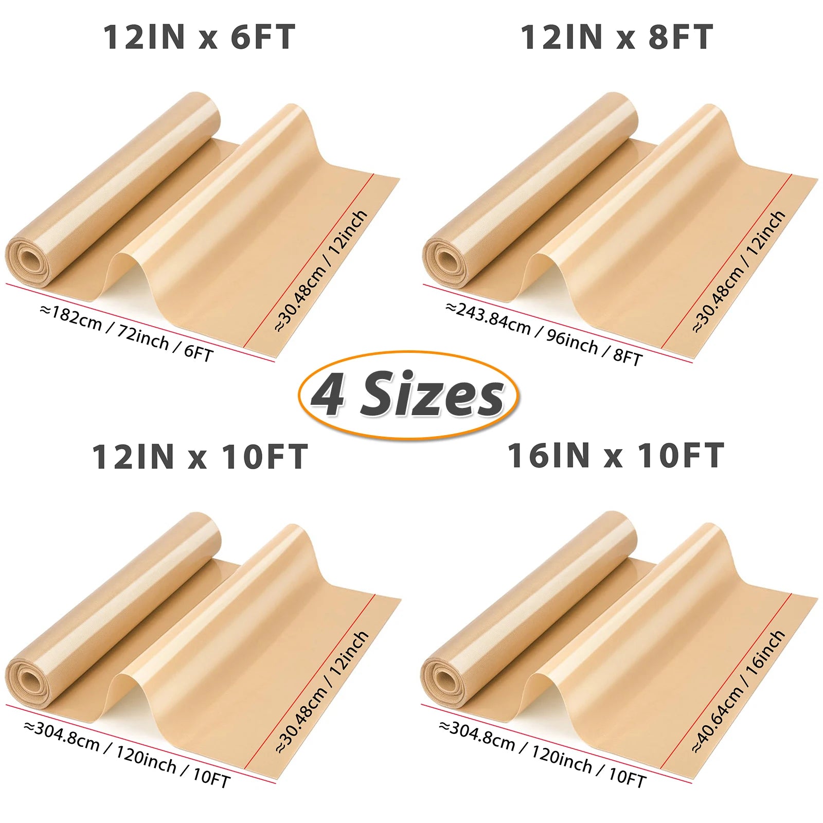 Silicone Baking Mat Roll - Large, Reusable, Non-Stick Oven Liner for Perfect Baking