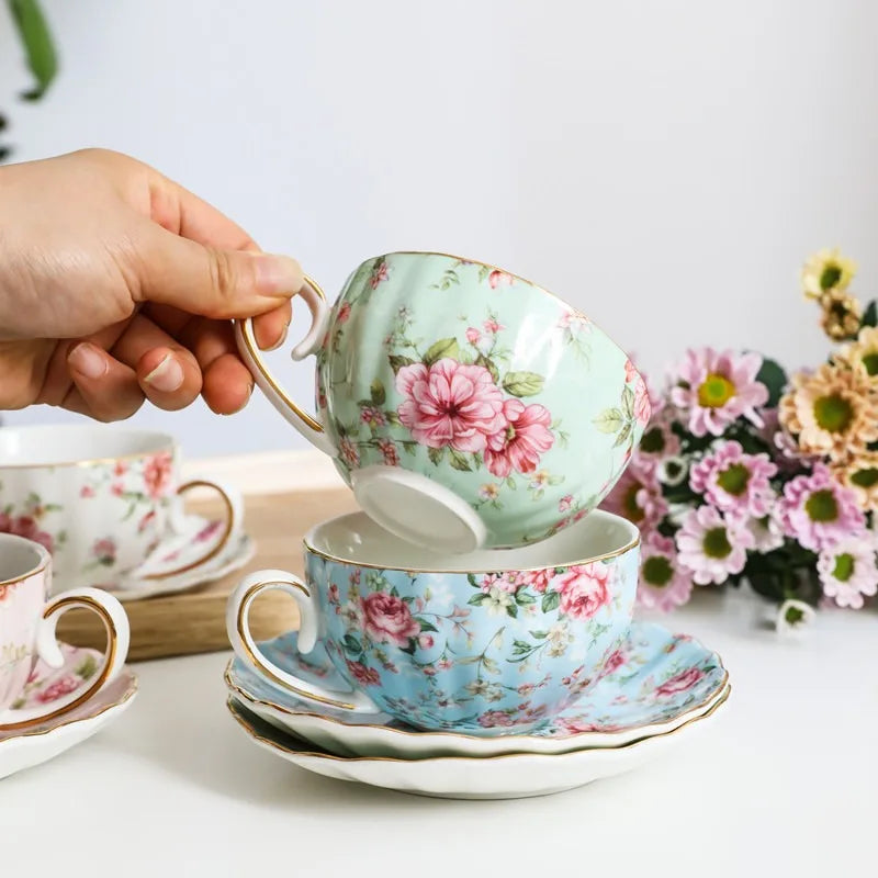 Vabena Luxury Bone China Coffee & Tea Set - Elegant Serveware