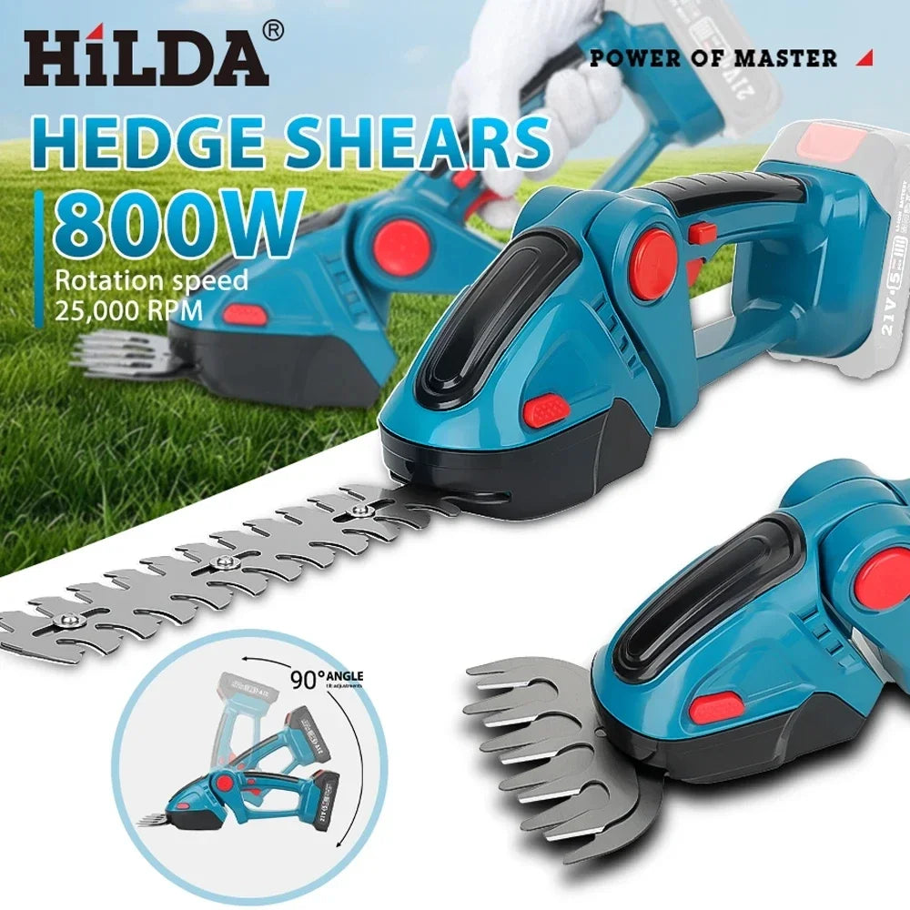 Nożyce i sekator akumulatorowy hilda 2 w 1 do baterii makita 18v