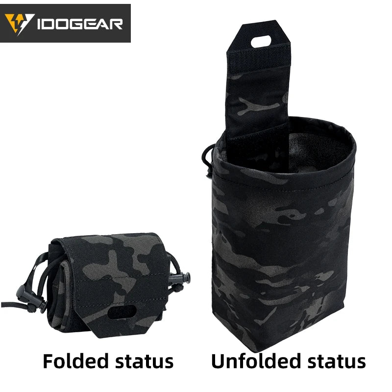 Idogear taktyczna składana torba zrzutowa molle - wytrzymała mini saszetka